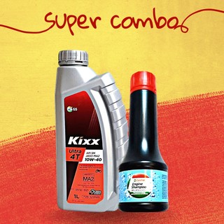 Compo nhớt xe côn tay, xe số kixx ultra 4t 10w40 0.8l,xúc động cơ castrol
