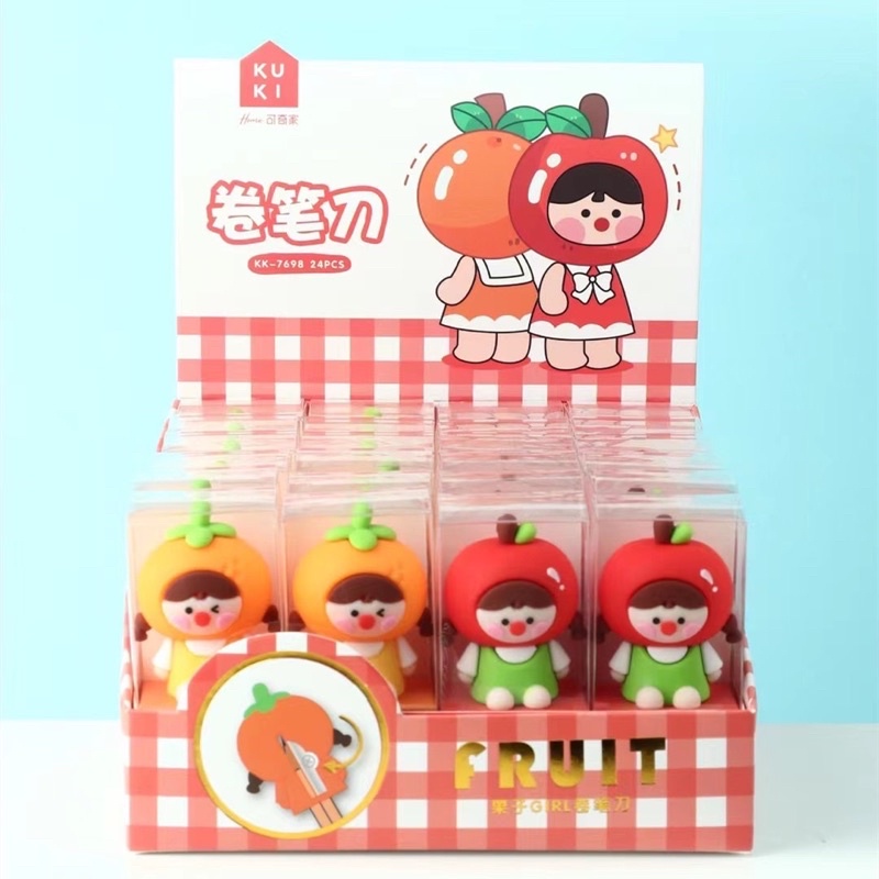 Đồ Chuốt Bút Chì, Gọt Bút Chì Gấu Dâu, Mèo, Bơ Cute Cho Bé