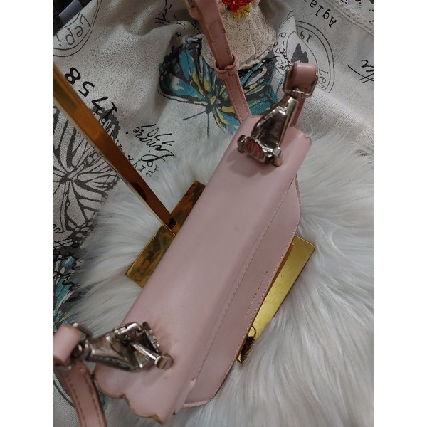 Túi hộp mini trái tim si 2hand hiệu CK 17x13