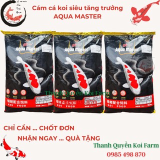 Cám Cá Koi Thức Ăn Cá Koi siêu tăng trưởng AQUAMASTER Hi - GROWTH size L