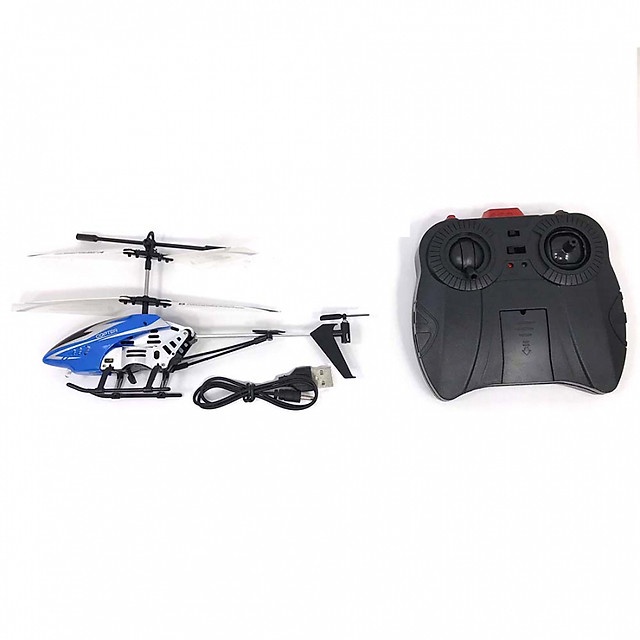 Bộ Đồ chơi máy bay điều khiển 3.5CH có gyro VBC-QFX001-1 Màu xanh - Bao bì không đẹp