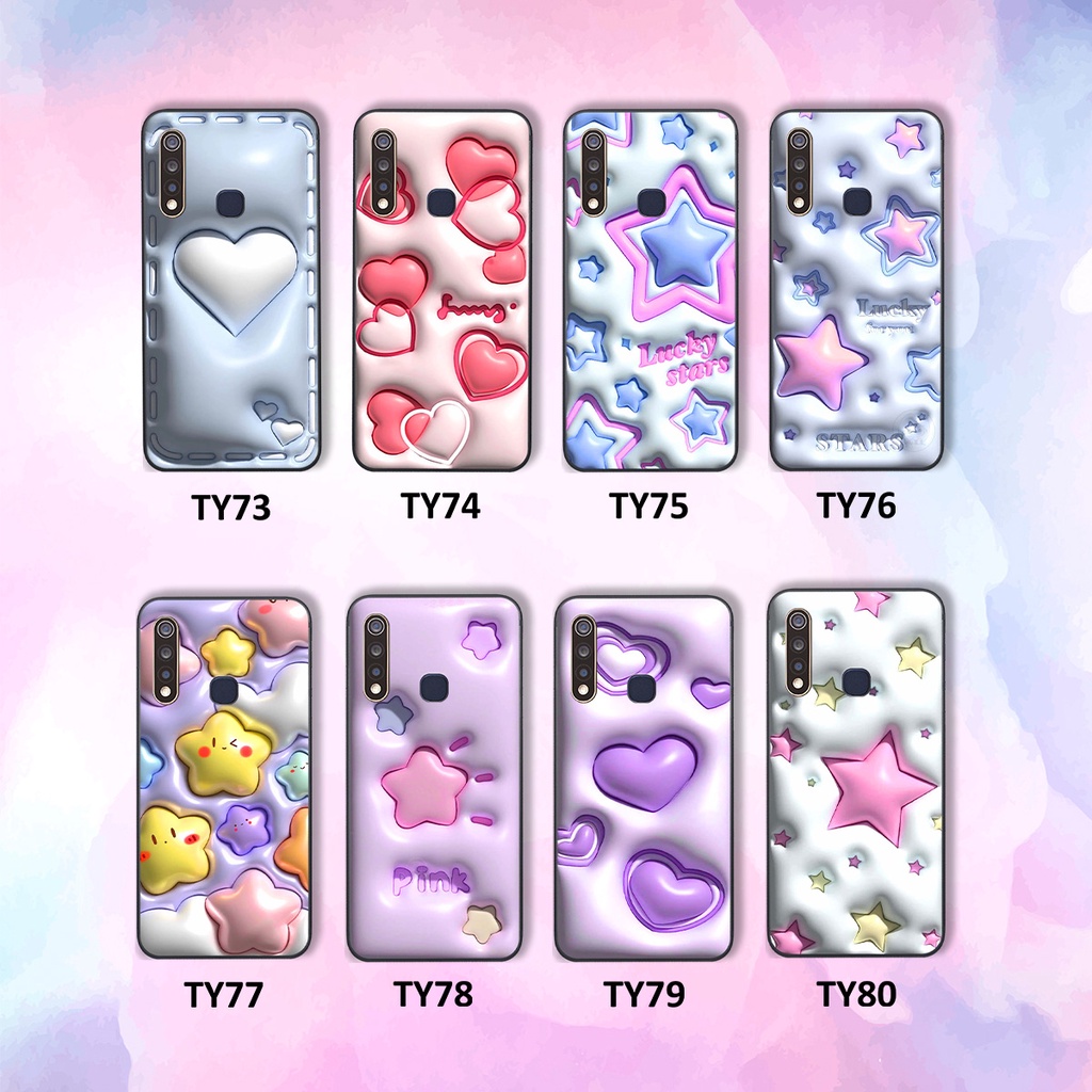 Ốp Vivo Y19 / U3 in phẳng hiệu ứng 3D giả nổi siêu thật, cực xinh, cá tính
