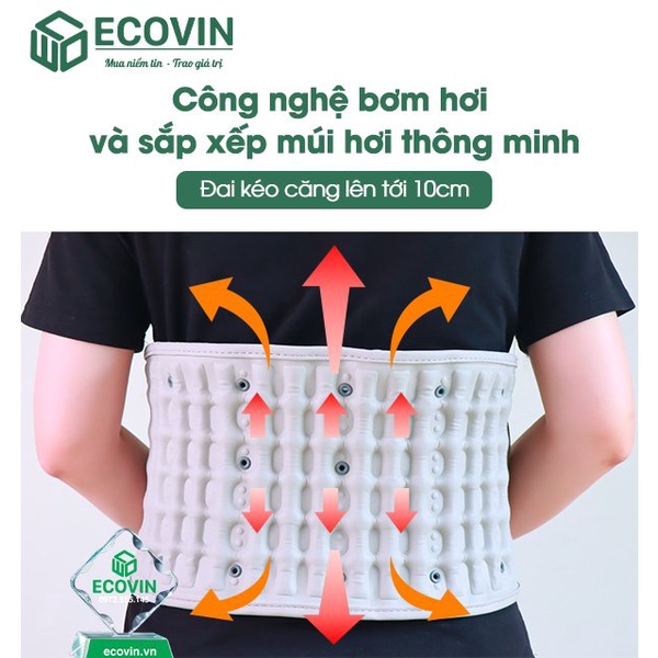 Đai Lưng Cột Sống, Đai Hơi Kéo Dãn Cột Sống Cho Người Thoát Vị Đĩa Đệm, Đau Thắt Lưng Z5