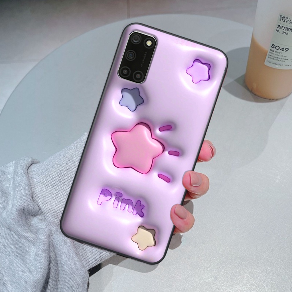 Ốp Oppo A52 / A92 in phẳng hiệu ứng 3D giả nổi siêu thật, cực xinh, cá tính