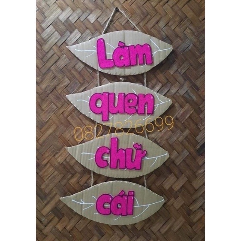 BẢNG TÊN GÓC MẦM NON