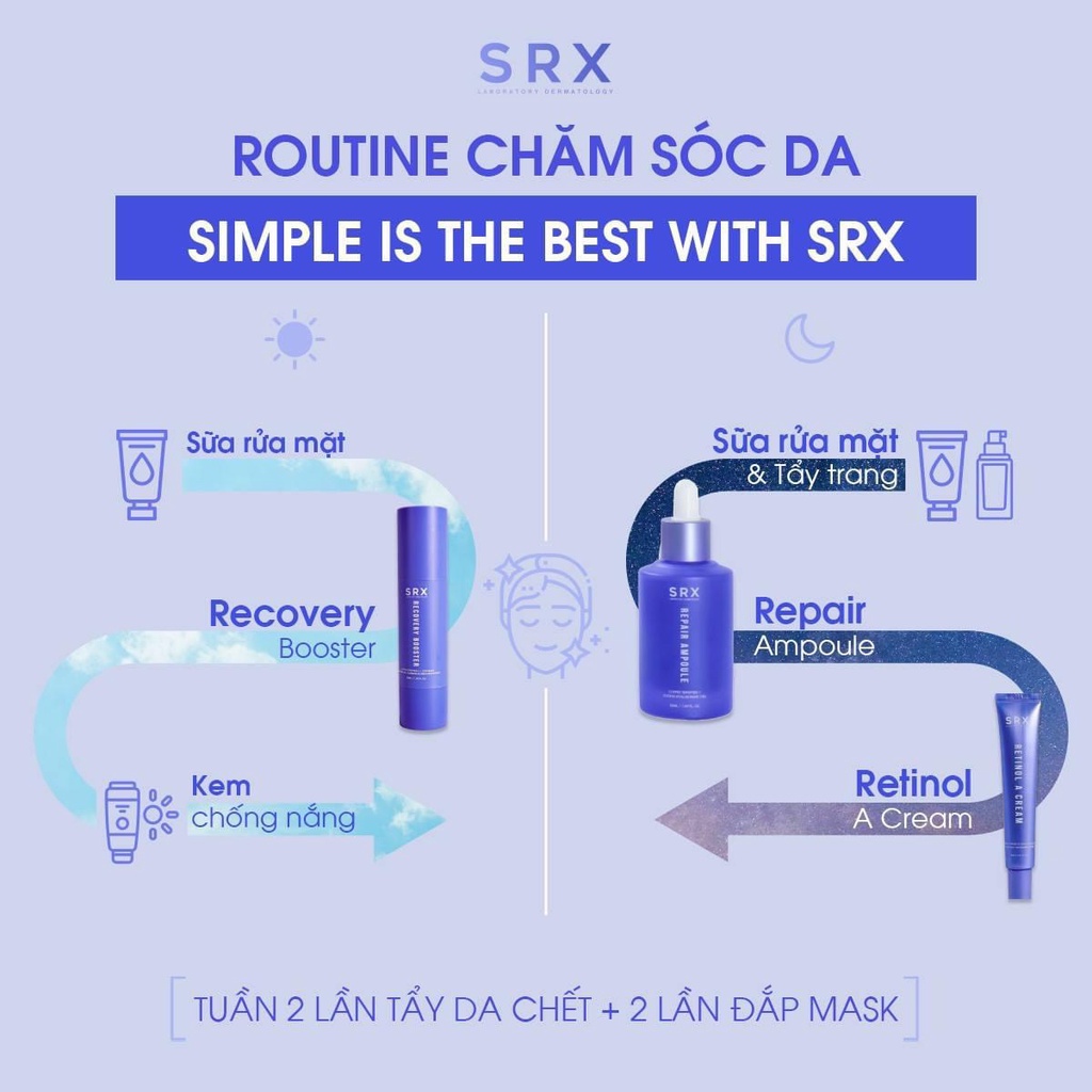 Serum phục hồi, Cấp ẩm Repair Ampoule SRX