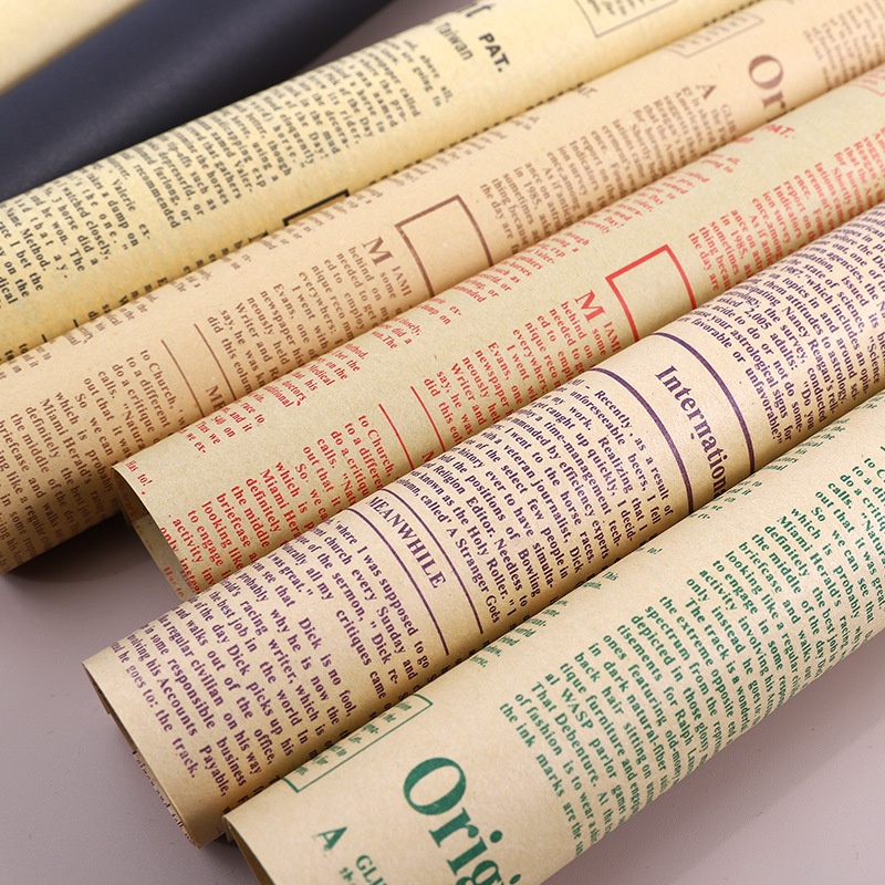 Giấy gói hoa, gói quà kraft, xi măng retro vintage cực chất ❤️ 70*50 cm