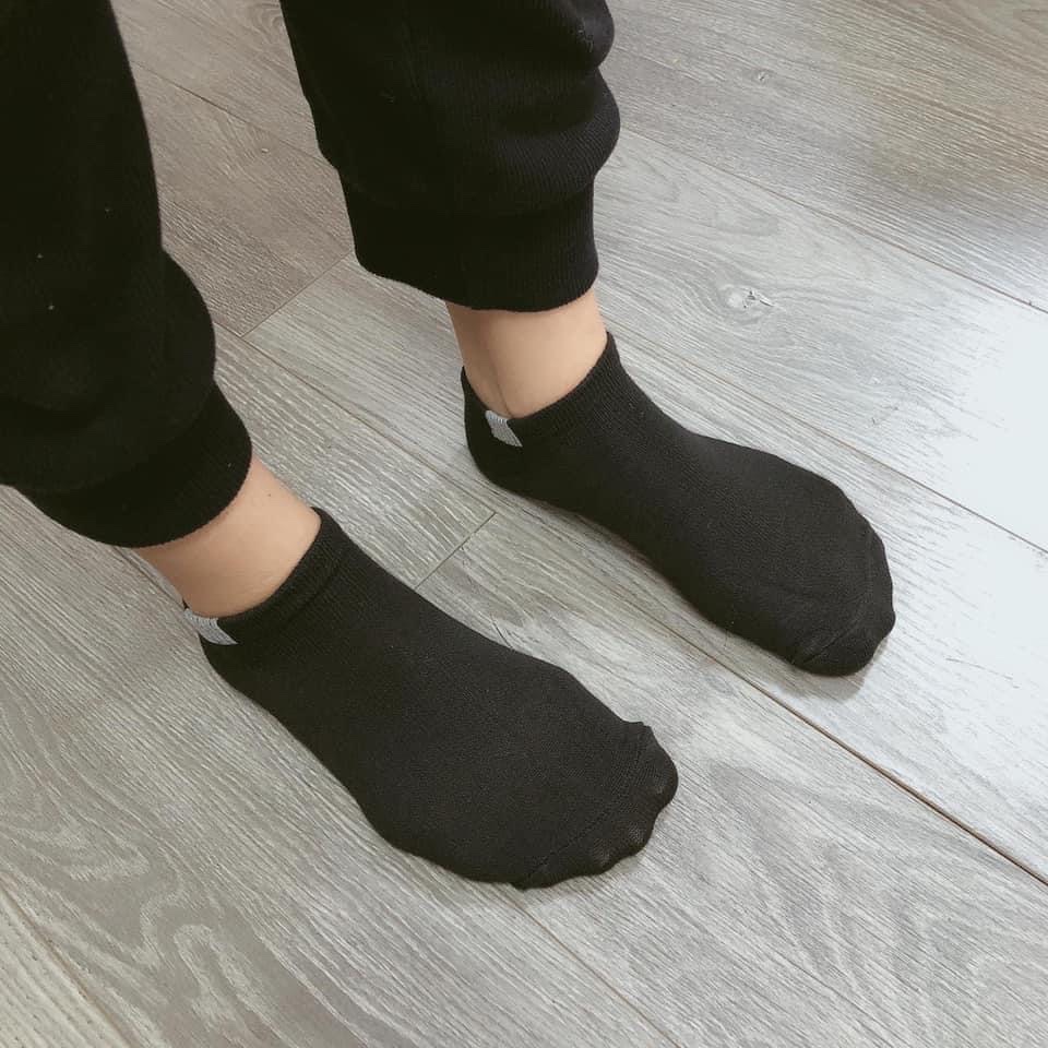 Lố 10 đôi tất nam Men cổ ngắn dày Dặn Chống Hôi Chân Thể Thao