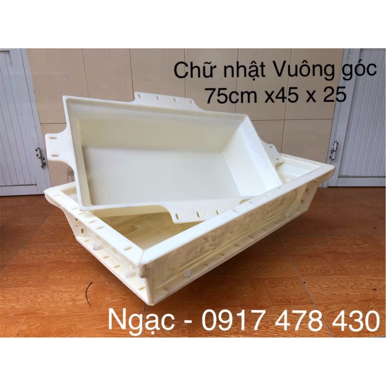 Khuôn chữ nhật 75 vuông góc hoặc vát góc