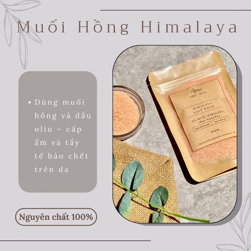 Đá Muối Hồng Himalaya Hạt Nhuyễn