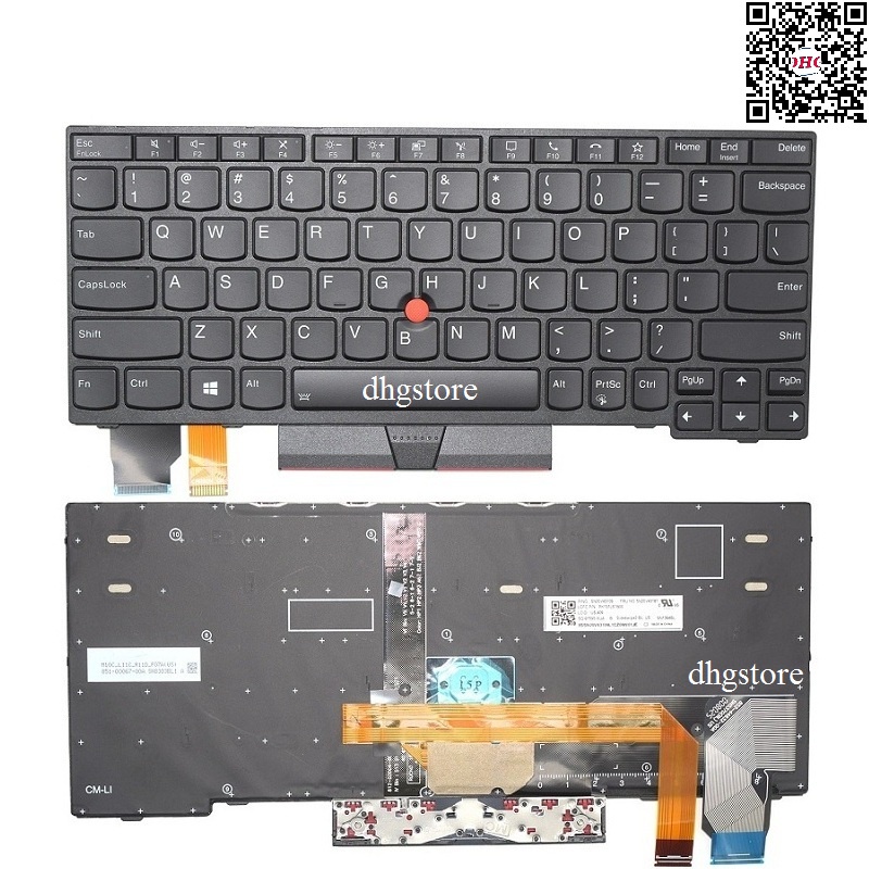 Bàn phím laptop Lenovo Thinkpad X280 20KF 20KE, A285, X395, X390, X13 Gen 1 Gen 2, L13 Gen 2, L13 Yoga Gen 2