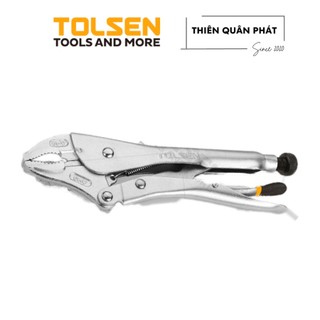 Kìm bấm chết Tolsen 10049 với miệng cong, chất liệu thép Cr-V cứng chống gỉ tốt