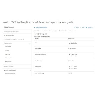 Sạc Dell Vostro 3582