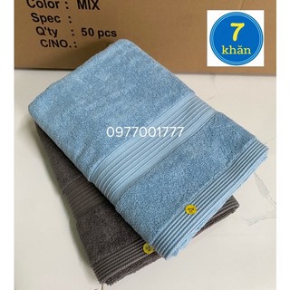 [XẢ KHO siêu rẻ] Khăn tắm lớn 120cm x 60cm xuất Hàn dư xịn chính hãng Songwol 100% cotton chất dày đẹp