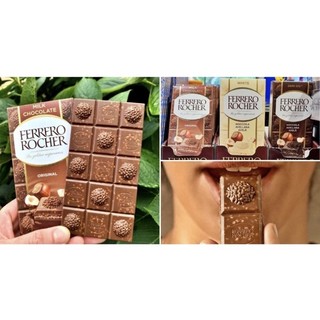 Socola Ferrero Rocher thanh 90g( 4loại)