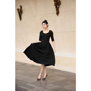 Đầm bigsize tay lỡ dáng xòe nhẹ xinh yêu ( Thời trang Vicky G - Anitagreen ) HN0223