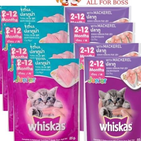 Combo 10 gói PATE whiskas mèo con vị cá ngừ 80g