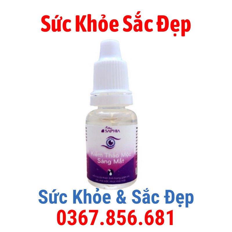 Kiềm Saphia kiềm thảo mộc sáng mắt - 12 ml/lọ