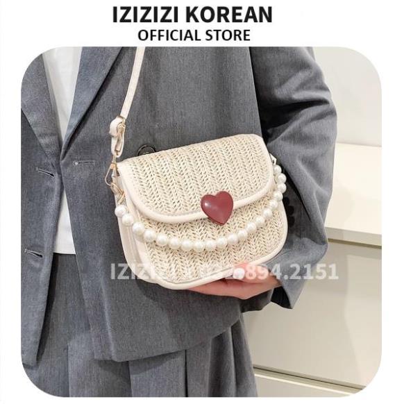 túi đeo chéo phong cách hàn quốc túi xách đẹp IZIZIZI IZ7781