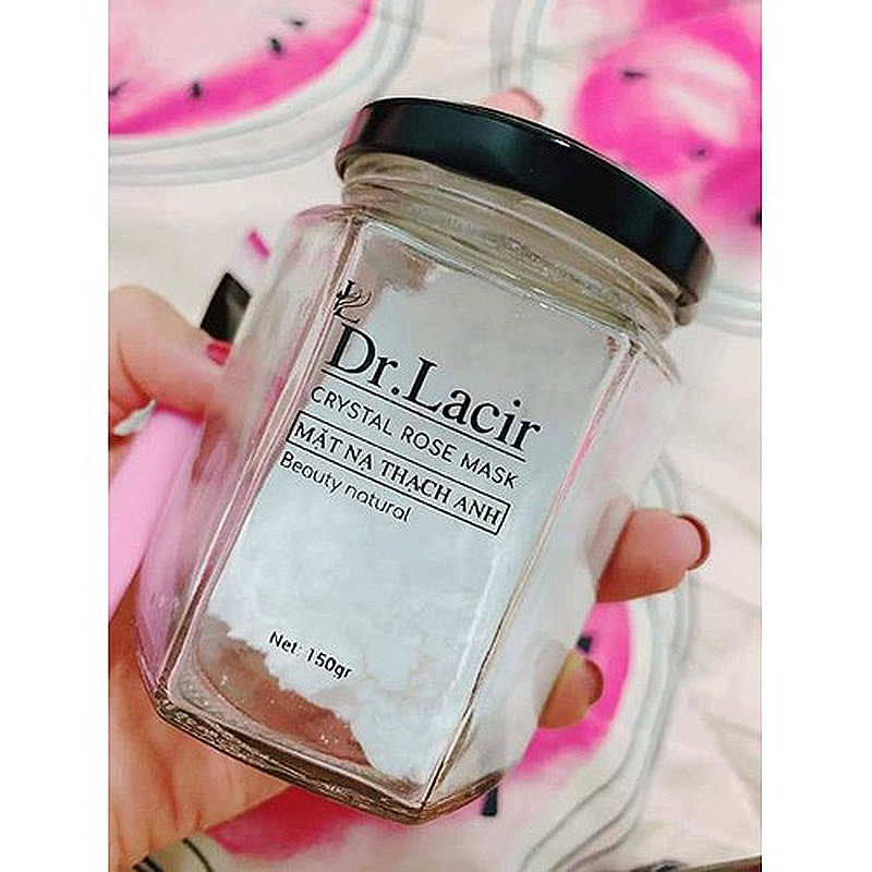 Mặt nạ thạch anh khô thương hiệu Dr.lacir trọng lượng 180gr