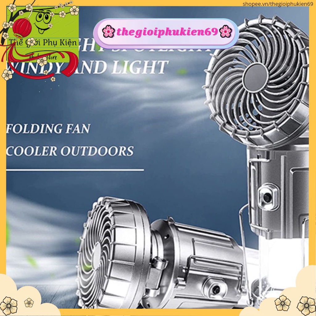 Đèn bão LED Năng Lượng Mặt Trời Đa Năng 3 Trong 1 tích hợp quạt, đèn pin, sạc điện thoại tiện lợi 🌸𝒕𝒉𝒆𝒈𝒊𝒐𝒊𝒑𝒉𝒖𝒌𝒊𝒆𝒏𝟔𝟗🌸