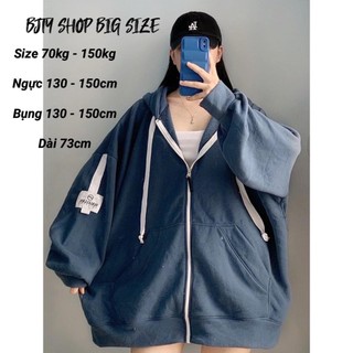 Áo khoác nữ form rộng dài big size 60kg đến 150kg - áo khoác unisex big size - áo khoác cặp big size - bjty shop bigsize