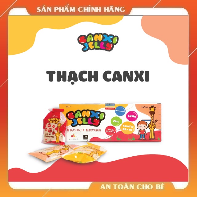Thạch Canxi Jelly Bicare Tăng cường chiều cao cho bé (có tích điểm)