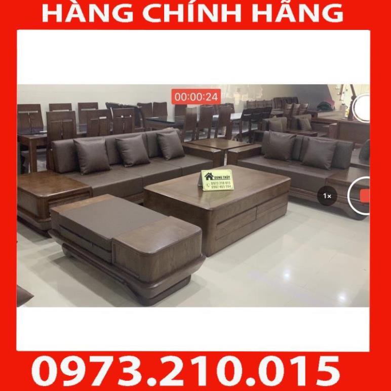 SẢN PHẨM BÁN CHẠY NHẤT Sofa gỗ chân thuyền mẫu mới 2023 gỗ sồi nga nhập khẩu
