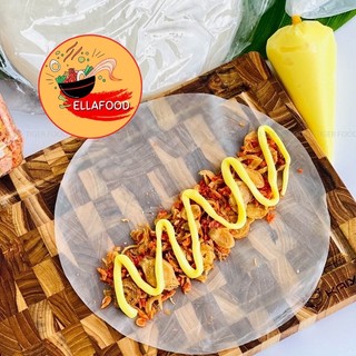 Combo 550g bánh tráng bơ siêu ngon - bánh tráng phơi sương + muối tôm hành phi + túi bơ béo thượng hạng - ăn là mê