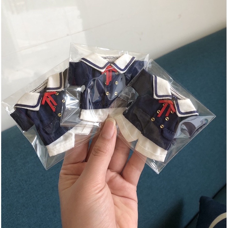 Set bộ đồng phục học sinh cho búp bê ob11, nendoll