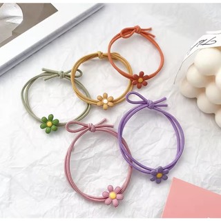 Dây cột tóc hoa cúc siêu xinh , dây buộc tóc cho nữ Hàn Quốc