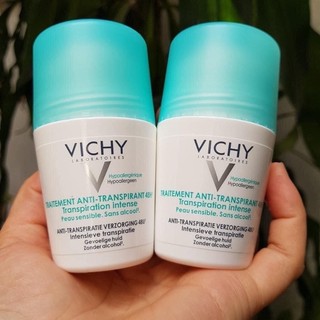 Lăn khử mùi vichy xanh ngăn ngừa mồi hôi suốt 48h  Pháp 50ml