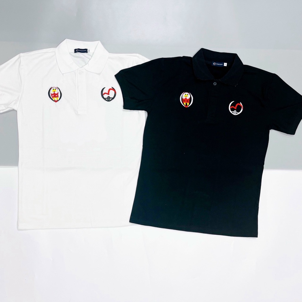 Áo Thun Nam Cổ Trụ Vải Cotton Mềm Mát 2 Màu Trắng Đen Phối Hình Trẻ Trung Lịch Lãm NEW UNISEX