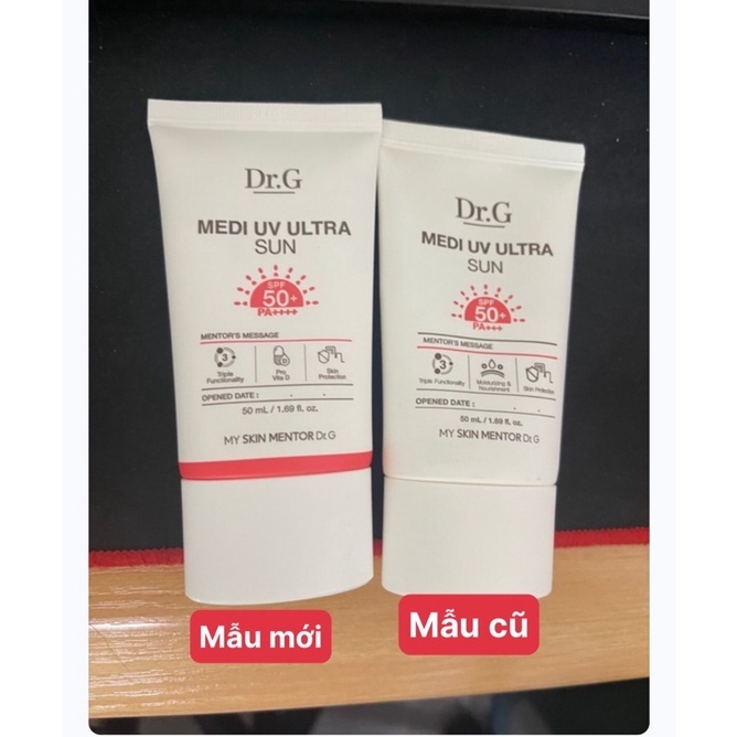Kem Chống Nắng DRG Dr.g Medi UV Ultra Sun SPF50 PA+++ 50ml
