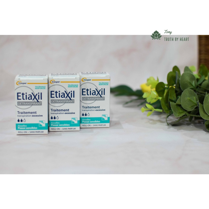 Lăn Ngăn Khử Mùi, Giảm Mồ Hôi Etiaxil Dành Cho Da Nhạy Cảm 15ml (Màu Xanh Lá)