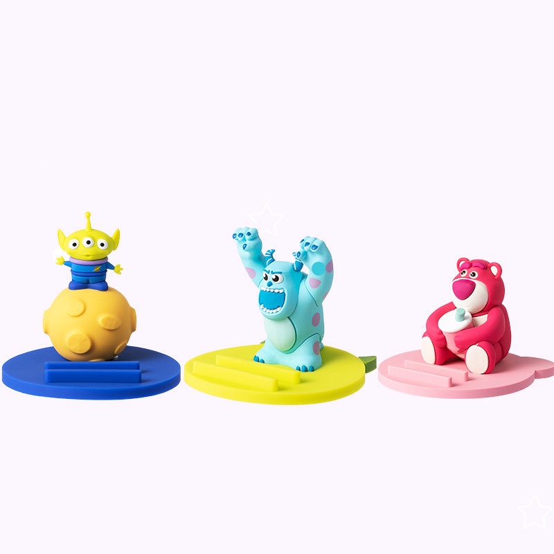 Giá Đỡ Điện Thoại Bằng Acrylic Hình Disney Miniso Sanrio Alien Sullivan Strawberry Lotso Kuromi Cinnamorol Pochacco Dễ Thương