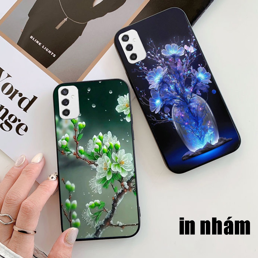 Ốp lưng Samsung m23 5g / m52 5g in nhám hình hoa cỏ