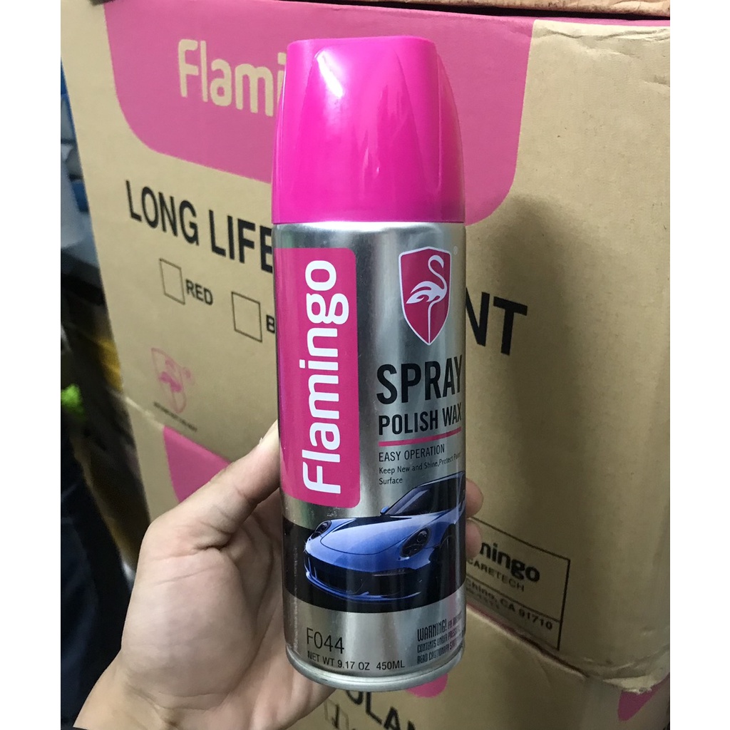 Bình Xịt Bóng Sơn Nhanh Flamingo F044 450ml - Hãng Phân Phối Chính Thức