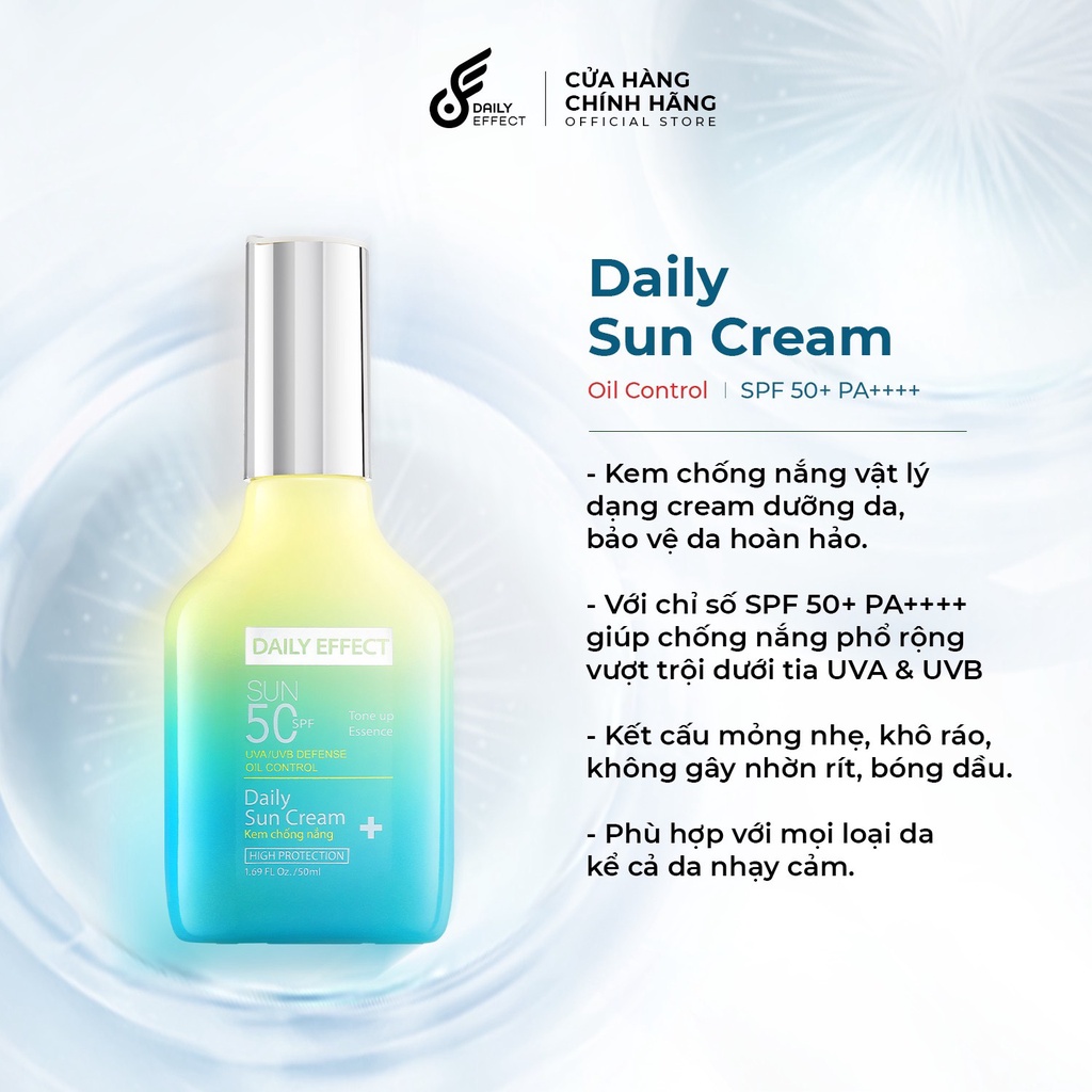 Kem Chống Nắng Daily Effect 50ml - Daily Sun Cream SPF 50++