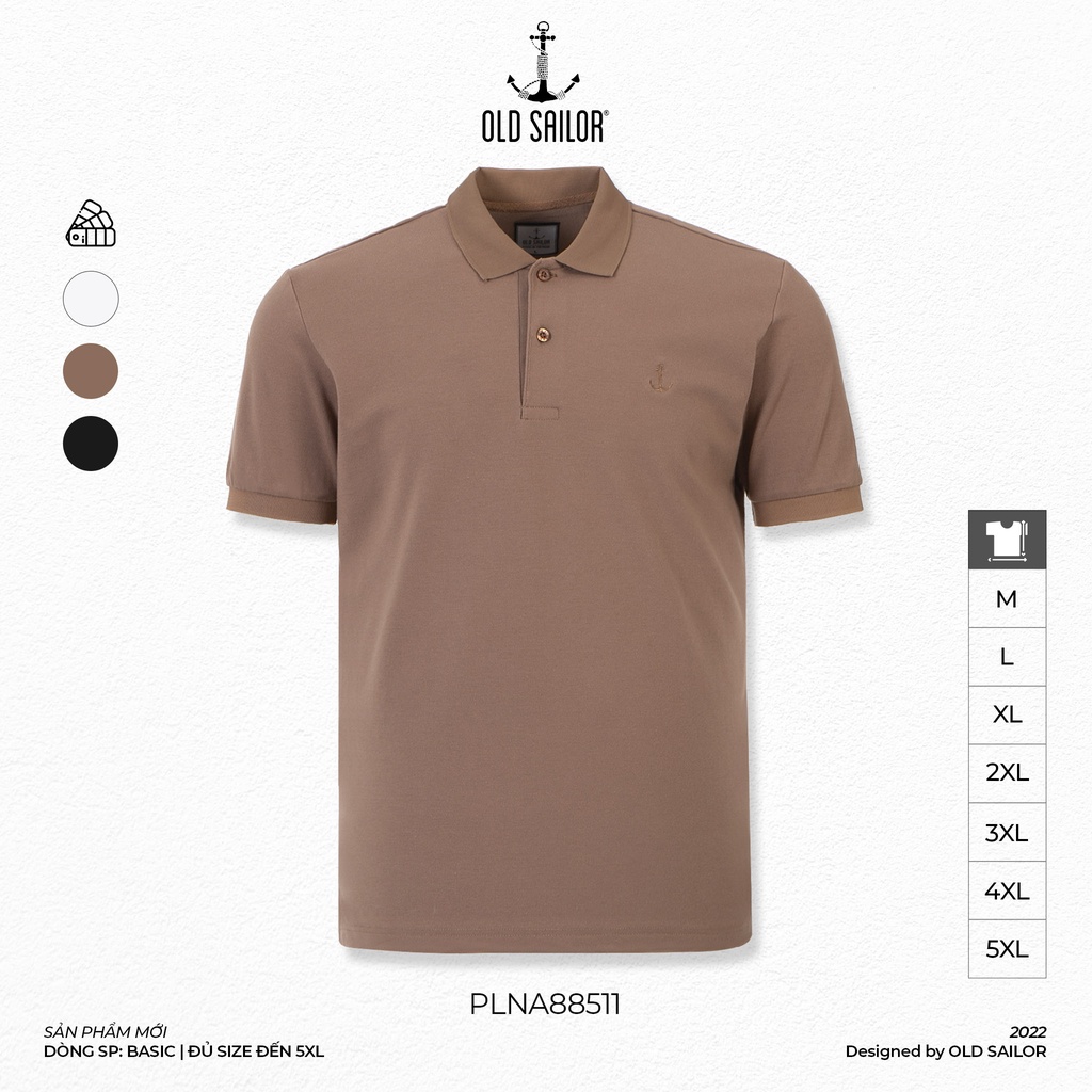 Áo Polo Nam OLD SAILOR Chất Liệu Cotton Mềm Mại Thoáng Mát Big Size