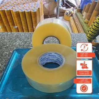 Băng Keo Trong 1kg/Cuộn  Lõi Giấy Mỏng 5 Li