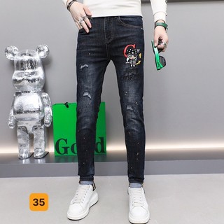 Quần jean nam cao cấp đẹp giá rẻ giống hình giống mẫu,quần bò NUBA 35