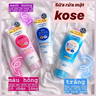 SỮA RỬA MẶT KOSE SOFTYMO WHITE CLEANSING FOAM