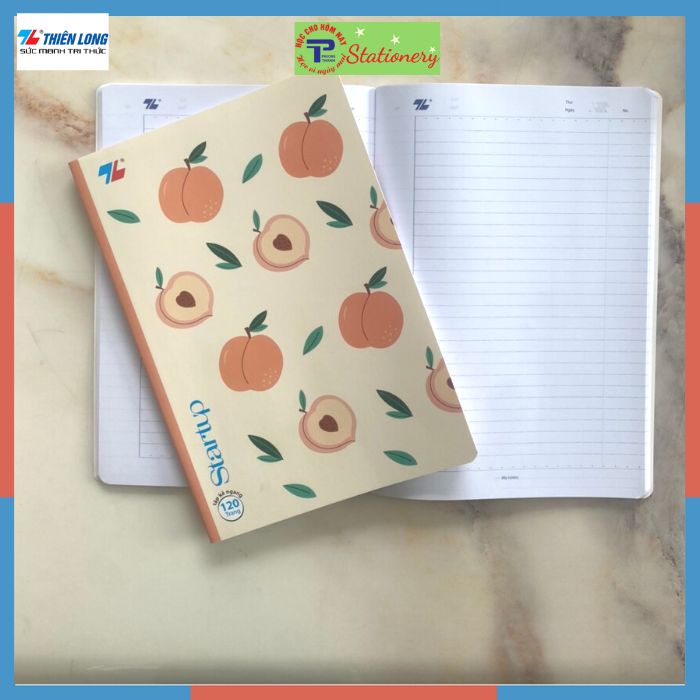 Vở kẻ ngang Thiên Long Startup 120 trang định lượng 60gsm NB098 bìa ngẫu nhiên