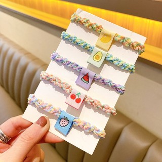 1 Dây Cột Tóc Cao Su Đính Đá Thời Trang Cho Nữ