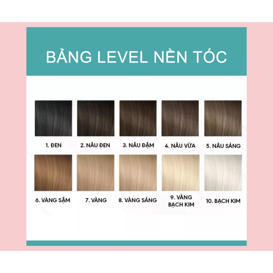 Kem Nhuộm Tóc Màu Nâu Trầm Ánh Đỏ Tía Nhuộm Trên Nền Đen/Nâu -tặng oxy