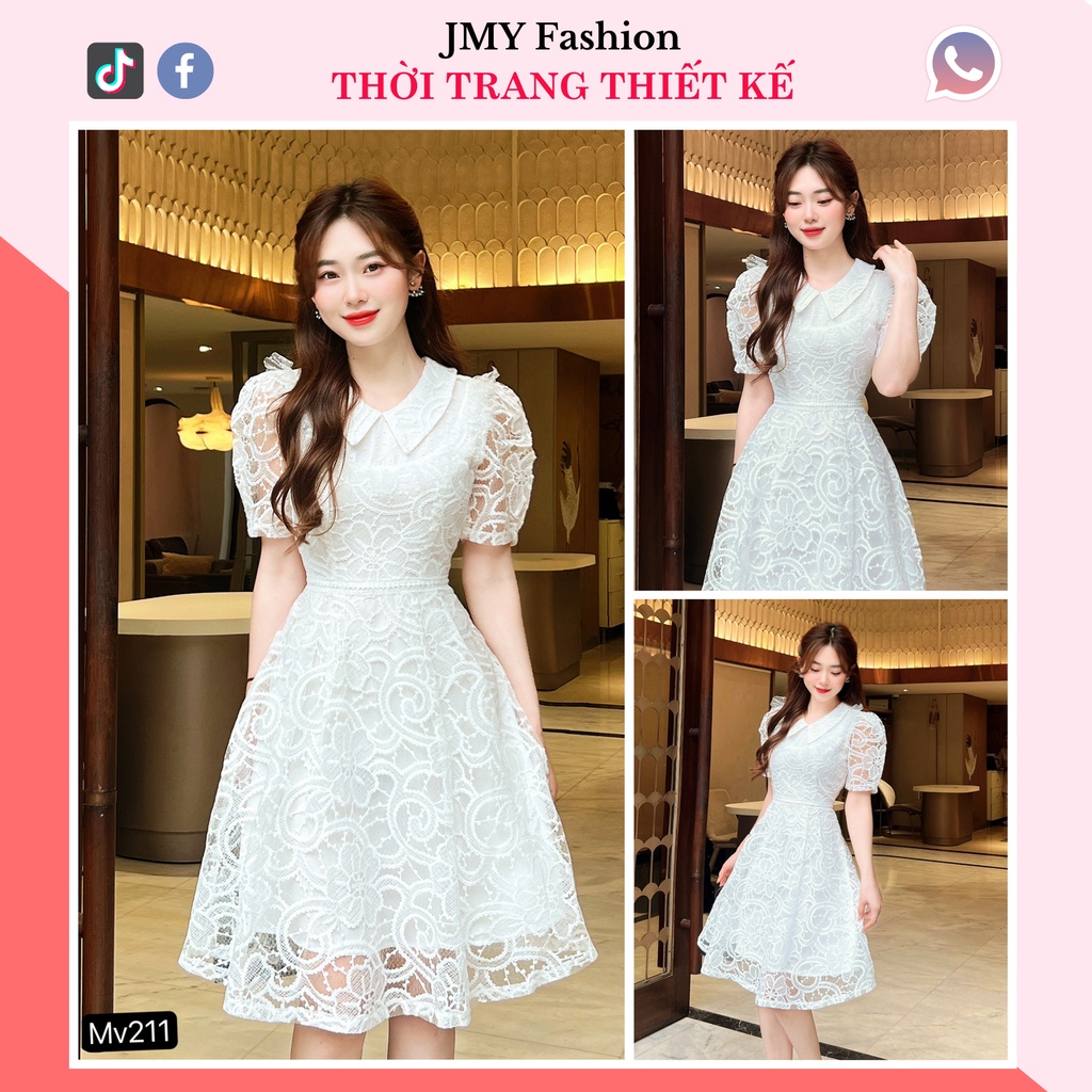 váy đầm tay ngắn nữ tính