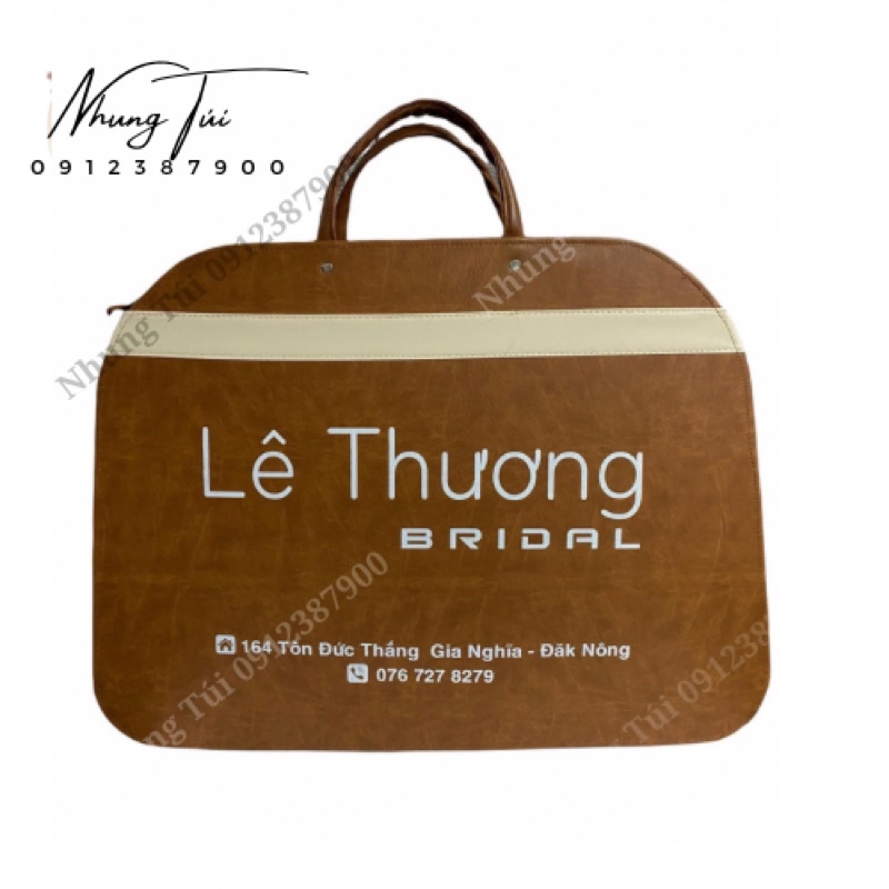 Túi Đựng váy Cưới Da H Miệng Tròn