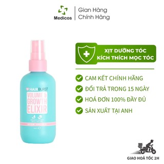Xịt Dưỡng Tóc Hairburst Volume and Growth Elixir Tạo Độ Phồng Và Kích Thích Mọc Tóc 125ml