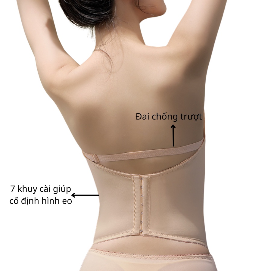 Áo corset nâng ngực, định hình eo thon gon